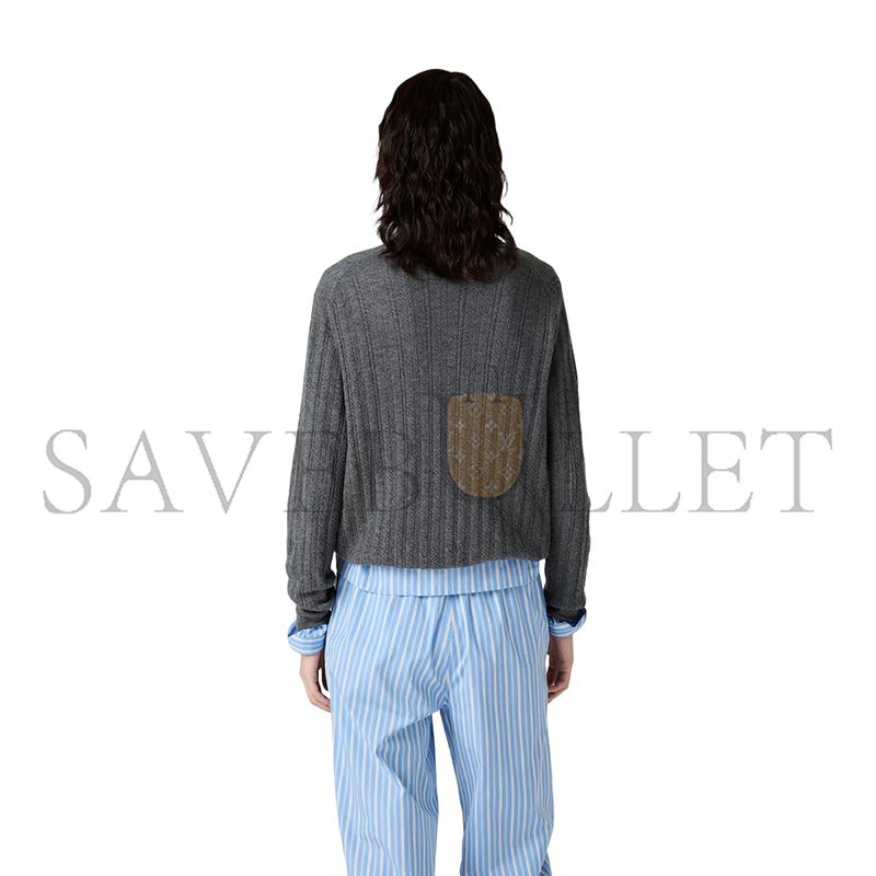 MIU MIU CASHMERE POLO SWEATER MMLB51